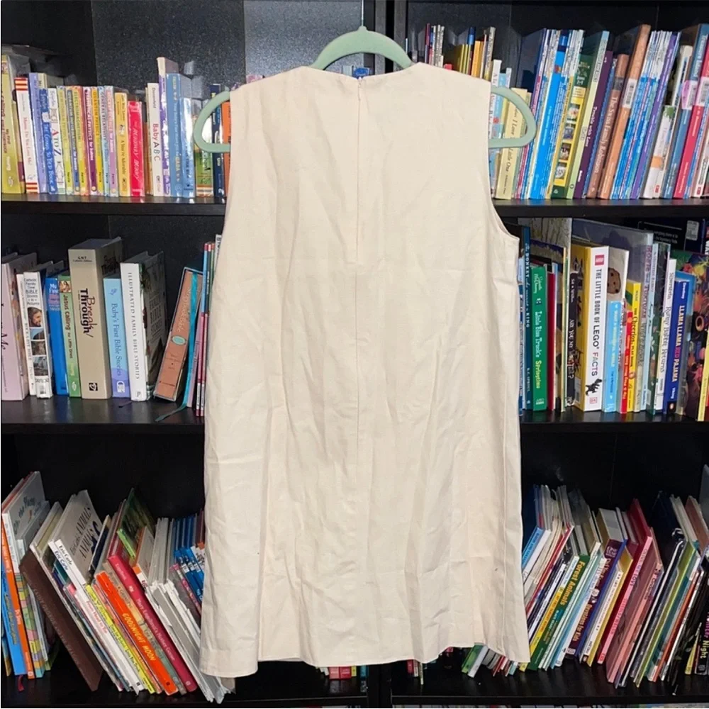 Worth Collective Cream Button-Front Mini Dress - Picture 6 of 7